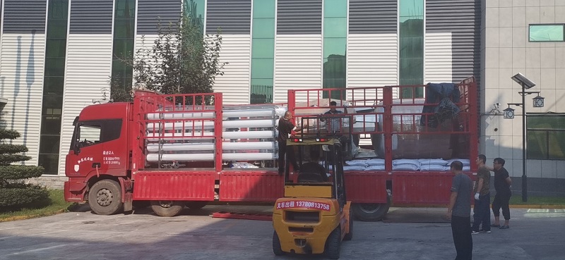 【川一股份】20T/H单级反渗透发往江苏南通