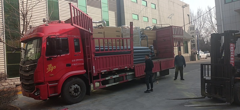 【川一股份】40吨/小时反渗透设备装车发往河北邯郸