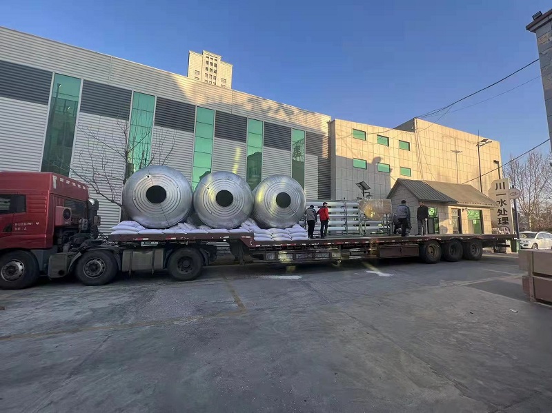 【川一股份】10T/H双级+100T/H软化水设备发往湖北洪湖