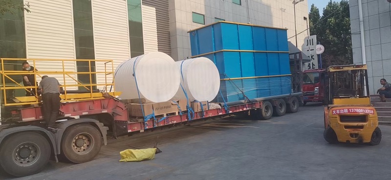 【川一股份】一体化净水处理+海水淡化设备发往山西晋中