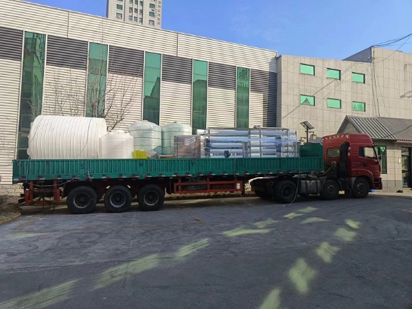 【川一股份】10T/H双级反渗透设备发往寿光市道口镇