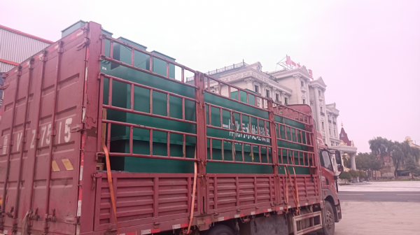 【川一股份】南厂区48T/H一体化污水处理设备装车发往青岛市黄岛区