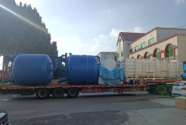 【川一股份】50T/H纳滤设备装车发往甘肃酒泉市