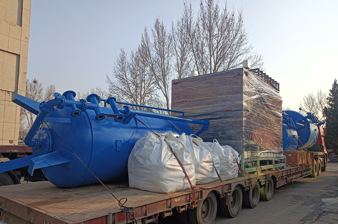 【川一股份】超滤设备+反渗透设备+超纯水设备+浓水回收设备装车发往济宁