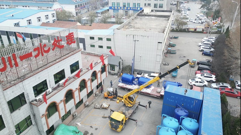 【川一股份】2x30T/H反渗透设备装车发往聊城高唐